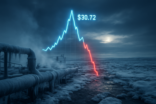 The Great Thaw: U.S. Natural Gas Prices Plunge 52% as Record Winter Spikes Give Way to Production Glut