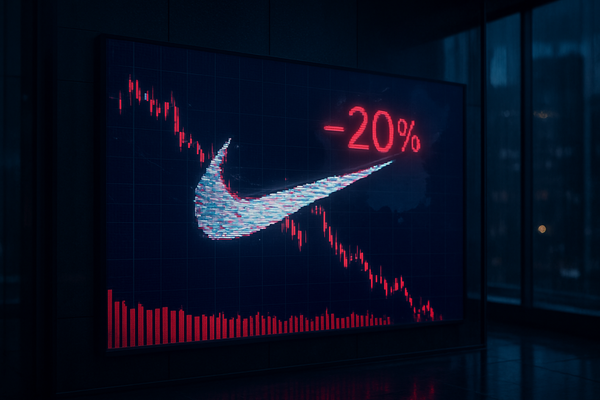 Swoosh Stumbles: Nike Shares Crater to 9-Year Low as China Revenue Forecast Sends Shivers Through Wall Street