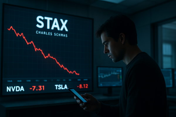 Schwab STAX Score Records Steepest Monthly Drop Since 2025: A Signal for Retail Sentiment Shift