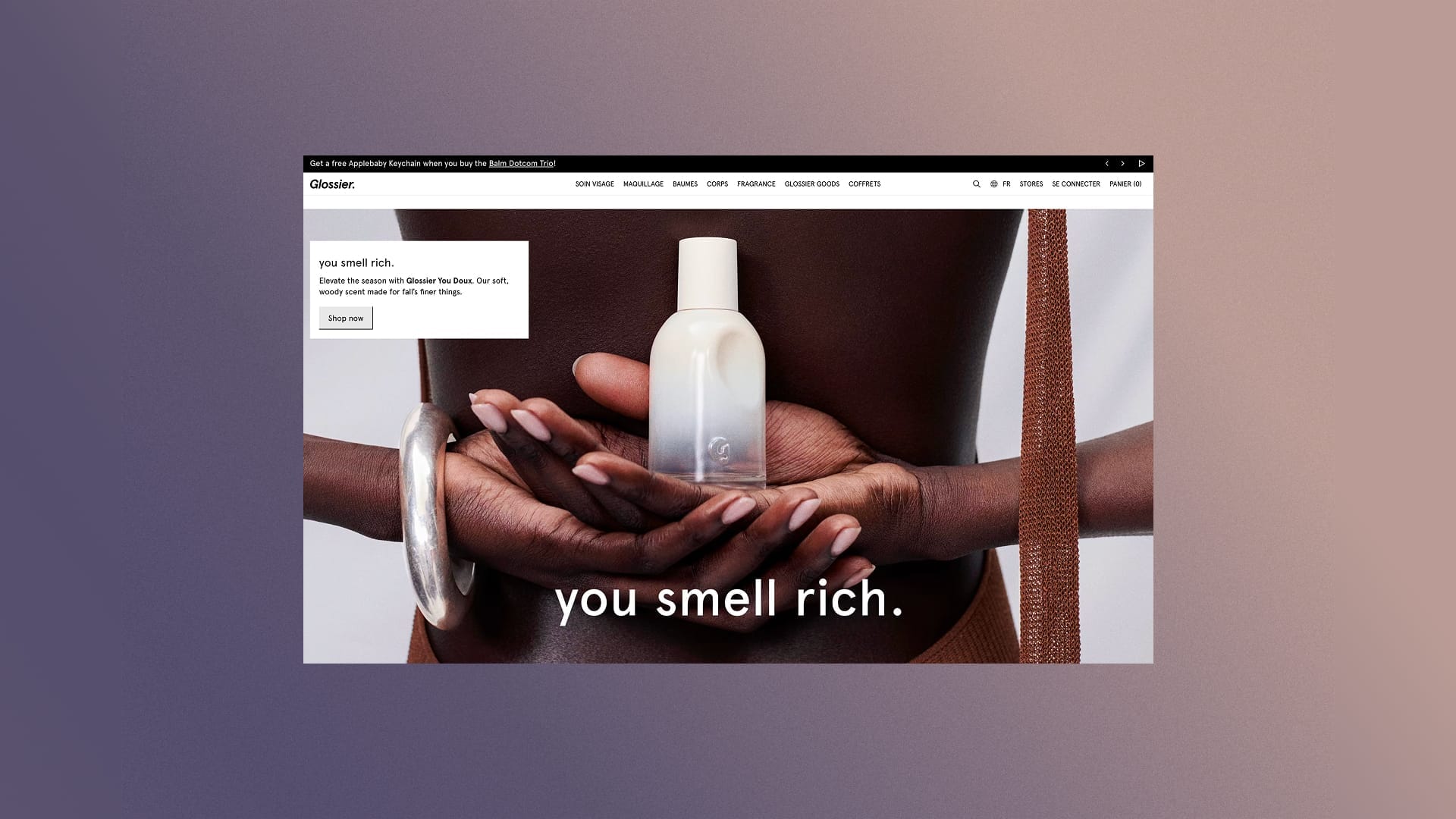Visual “Less is more”: the buying decision is often made before the product page