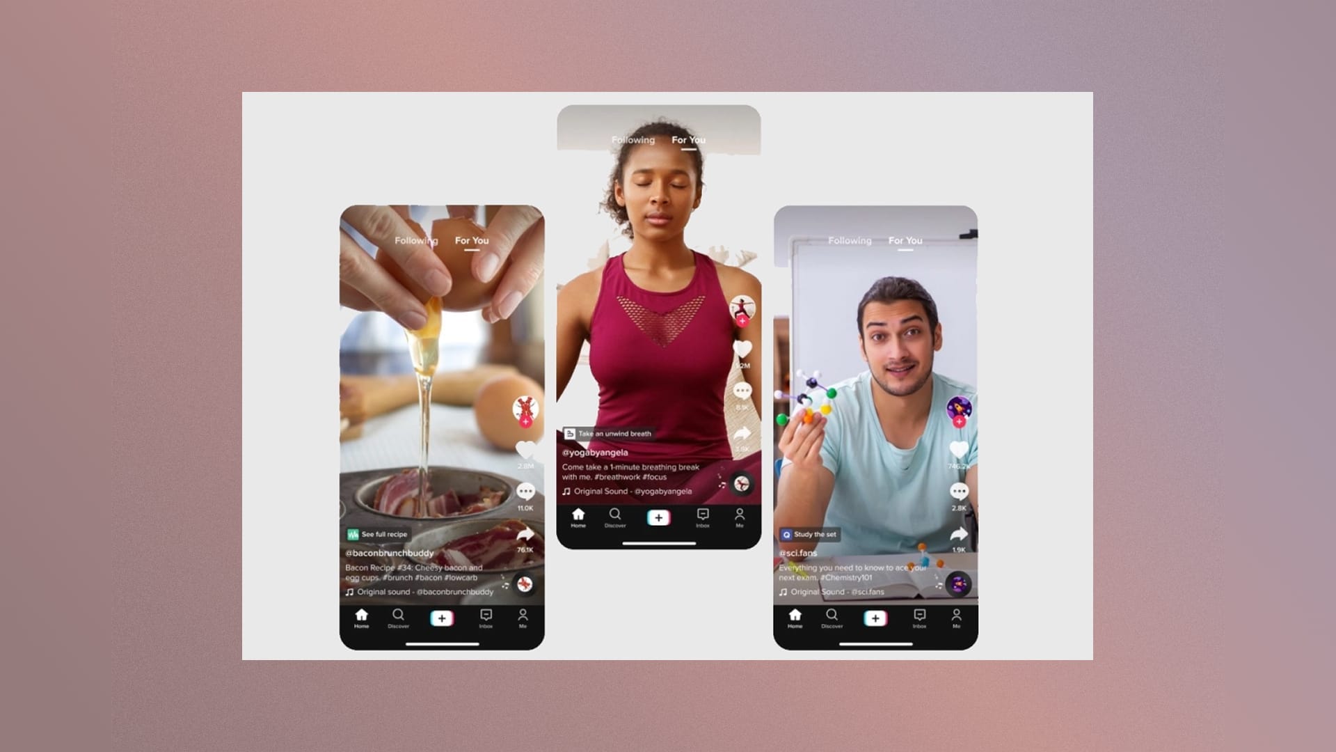"Full screen" visual: complexity expressed through a form people already know