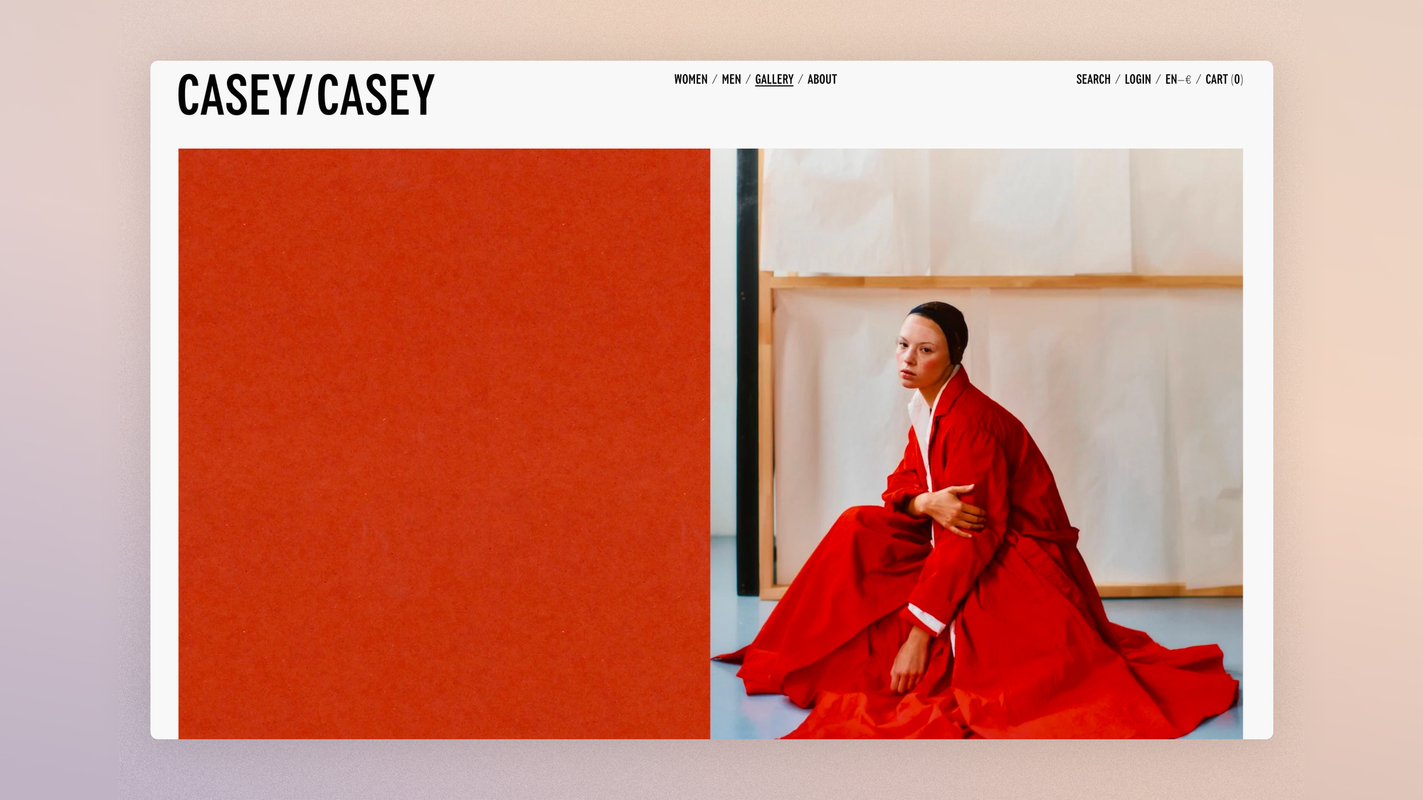 Lookbook from the brand CASEY CASEY