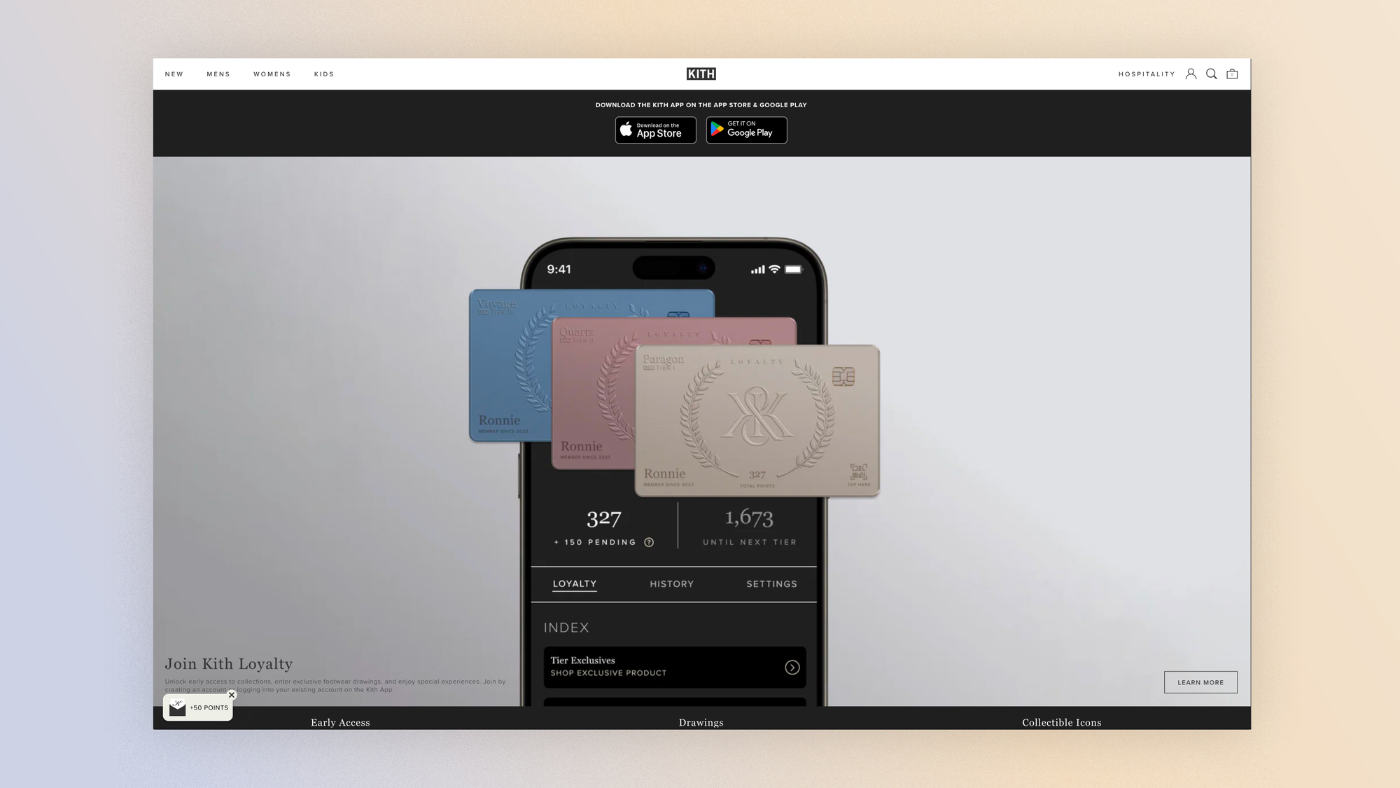 Visual: a dialogue between the brand and the user that evolves over time