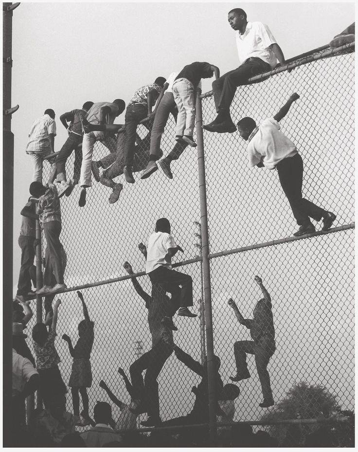 Photograph by Joe Schwartz taken at the first Watts festival in 1965.