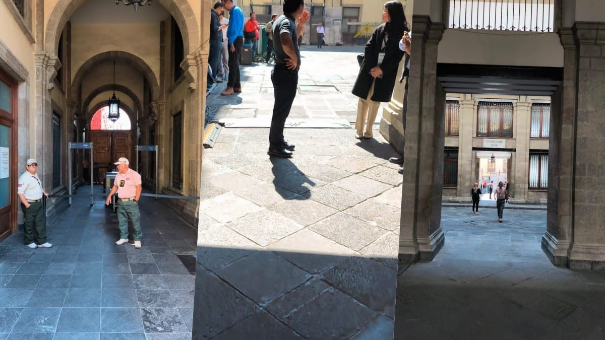 Palacio Nacional sin eficientes protocolos de salida.