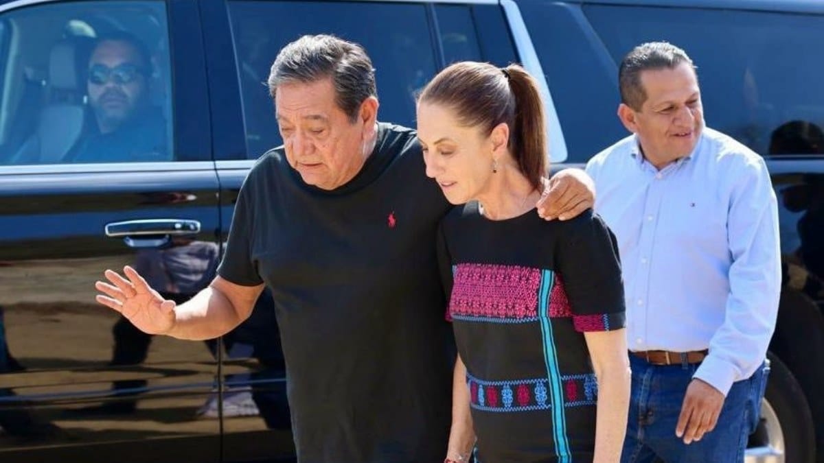 El senador guerrerense y la Presidenta Claudia.