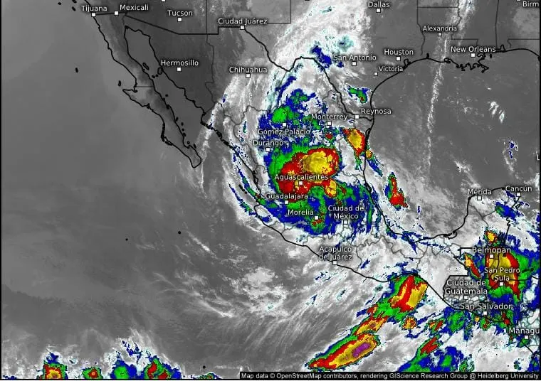 Remanentes de la depresión tropical “Alberto” podrían generar lluvias en Guerrero