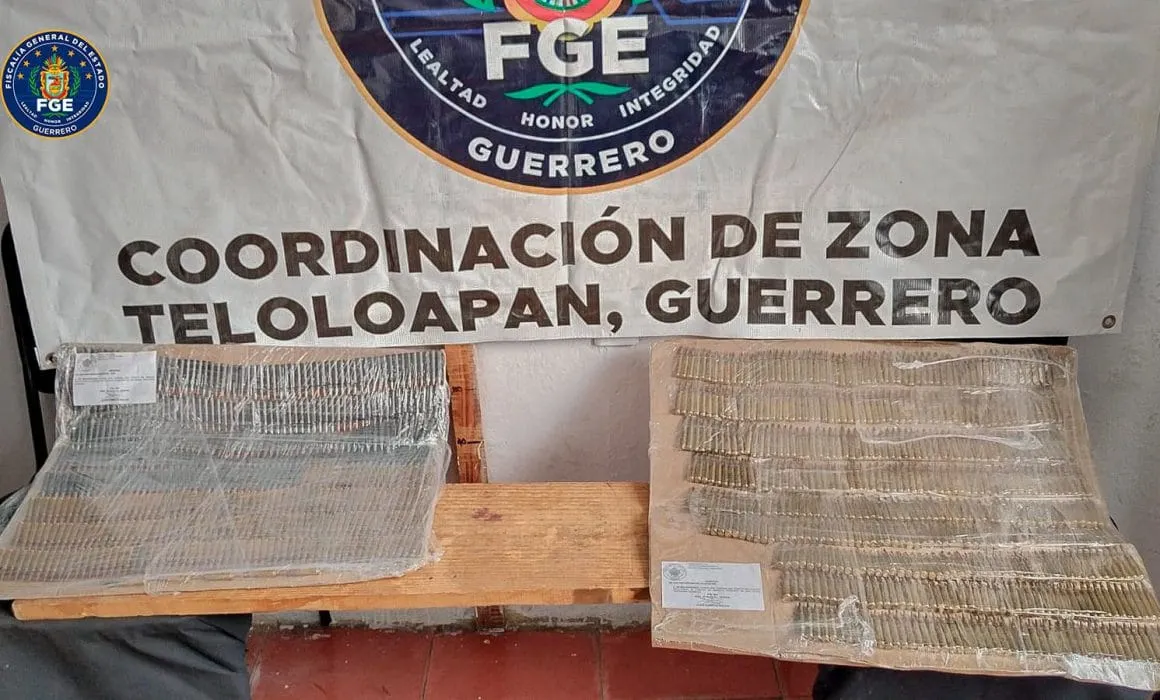 Decomisan mil cartuchos útiles en una vereda en San Miguel Totolapan