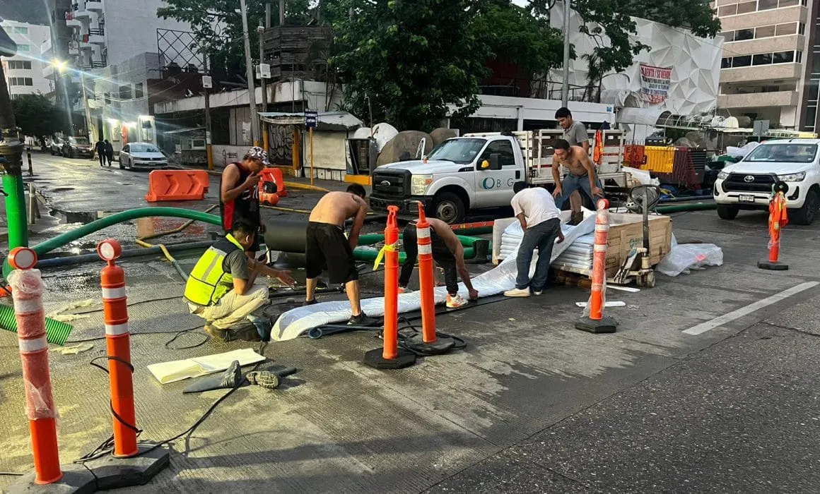 Invierte gobierno estatal 55 mdp en rehabilitación de colector en Acapulco