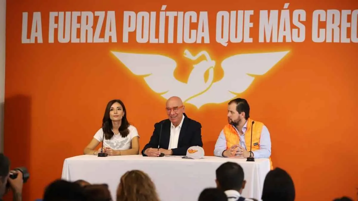 Movimiento Ciudadano supera al PRI como tercera fuerza política en México