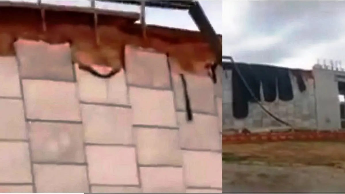 Tren Maya se cae a pedazos; lluvias desprenden bloques de un puente en Yucatán