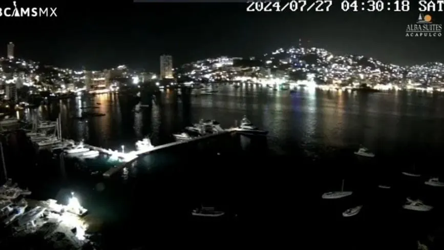 Sismo de 5.4 grados despierta a Acapulco; evacuan a turistas