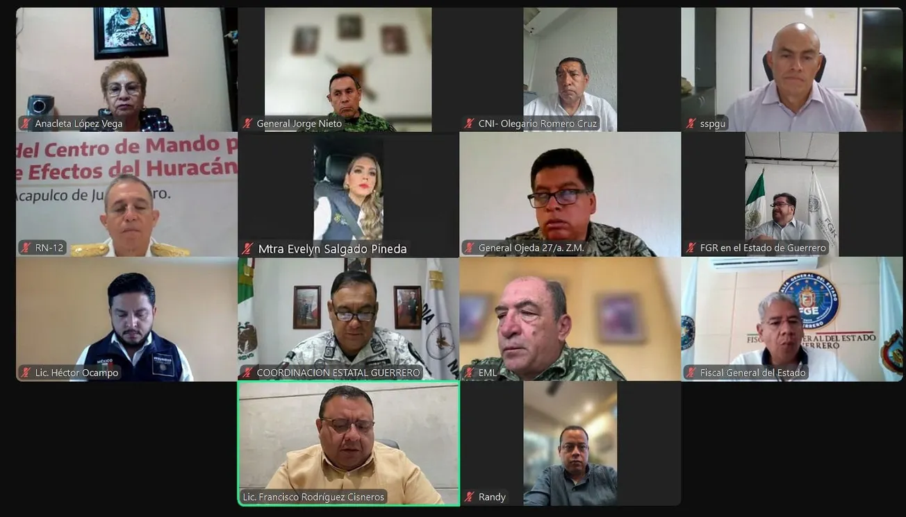Encabeza Evelyn Salgado esfuerzos para fortalecer la seguridad en Guerrero