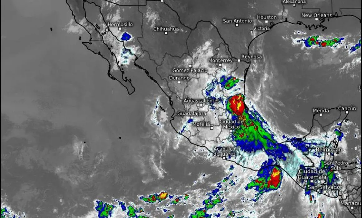 Este lunes se pronostican lluvias de moderadas a fuertes para Guerrero