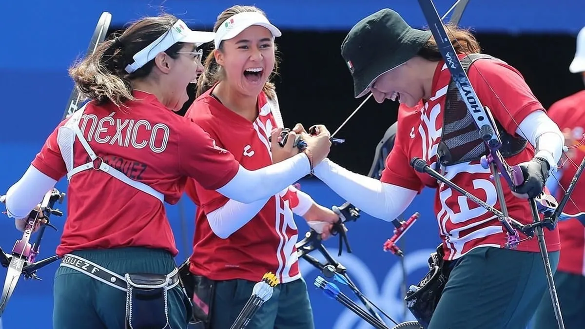 Tiradoras con arco que ganaron bronce en París son miembros del Ejército