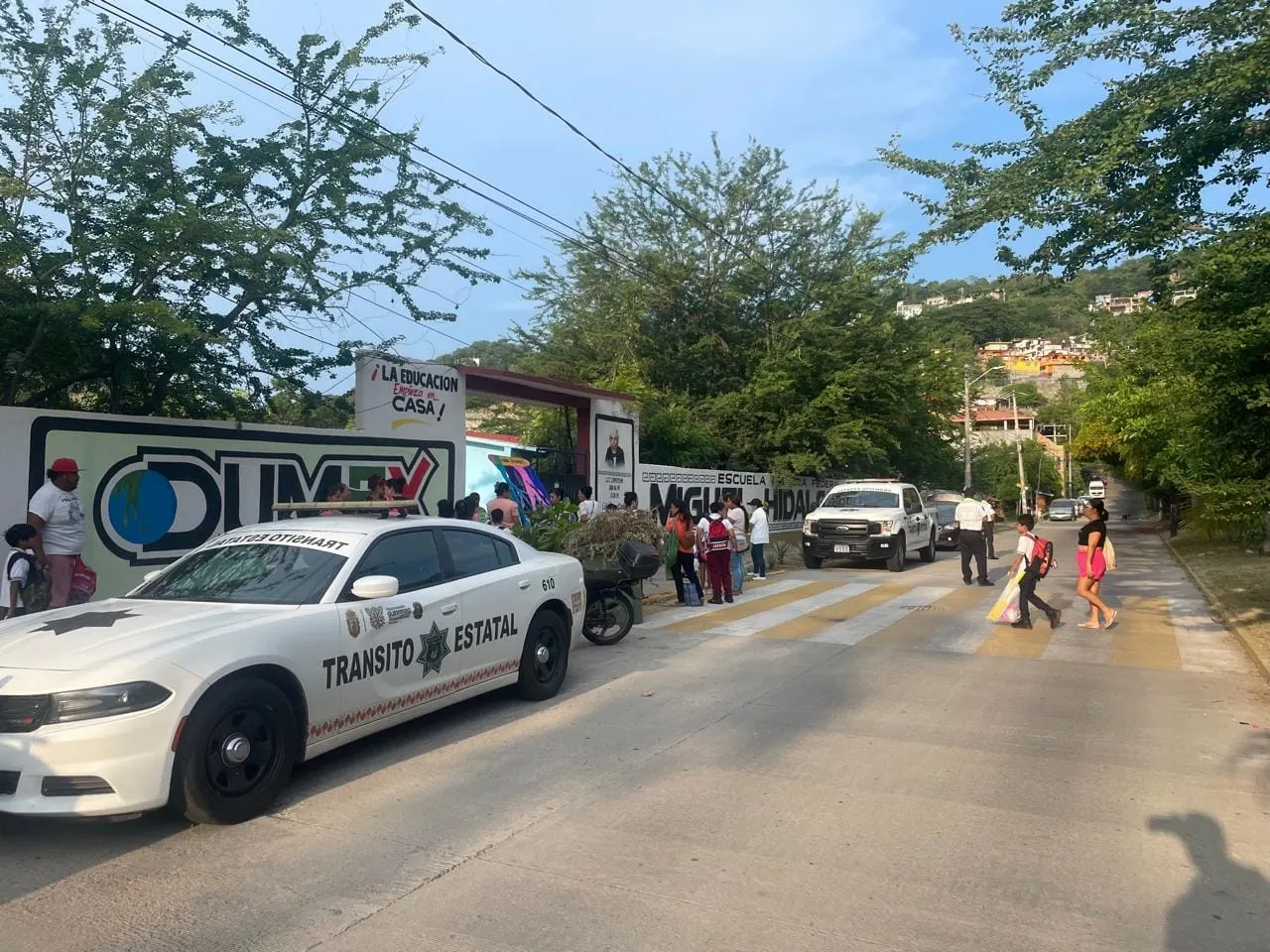 Despliegan operativo de seguridad por el regreso a clases en Guerrero