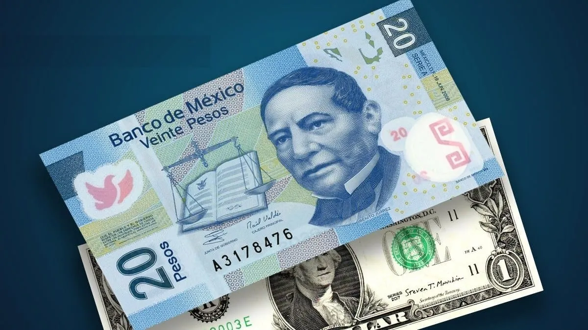 Peso mexicano se depreció con fuerza este lunes por posible recesión en Estados Unidos