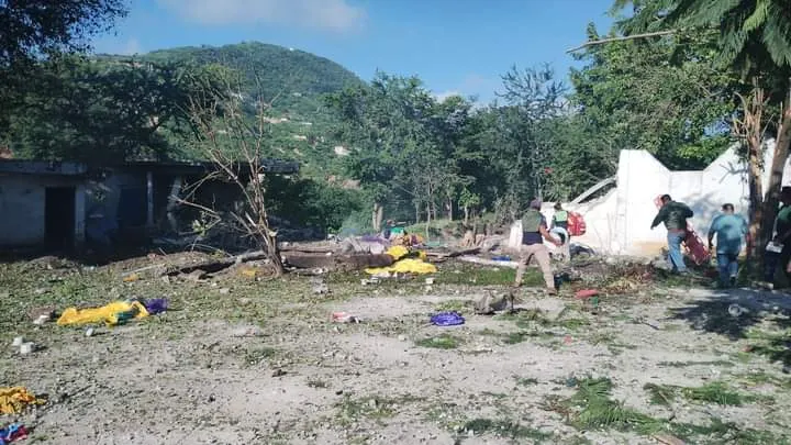 Explosión de bodega de pirotecnia deja un herido en Tlapa, Guerrero