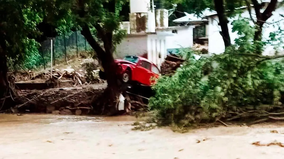 Fuertes lluvias dejan daños en varias comunidades de Arcelia, Guerrero