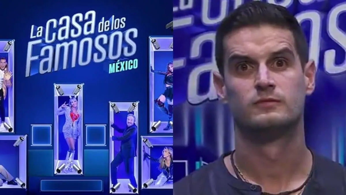 "La Casa de los Famosos México", Adrián Marcelo, se molesta mucho por nominación