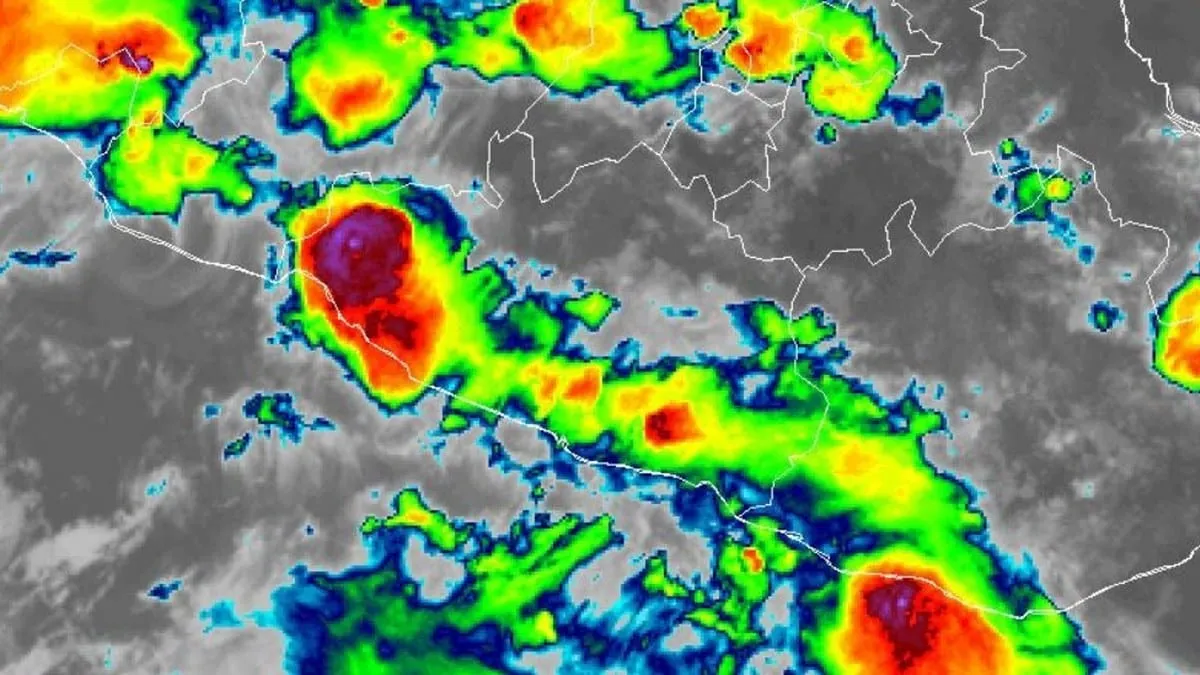 Zona de baja presión provocará lluvias en Guerrero durante las próximas horas