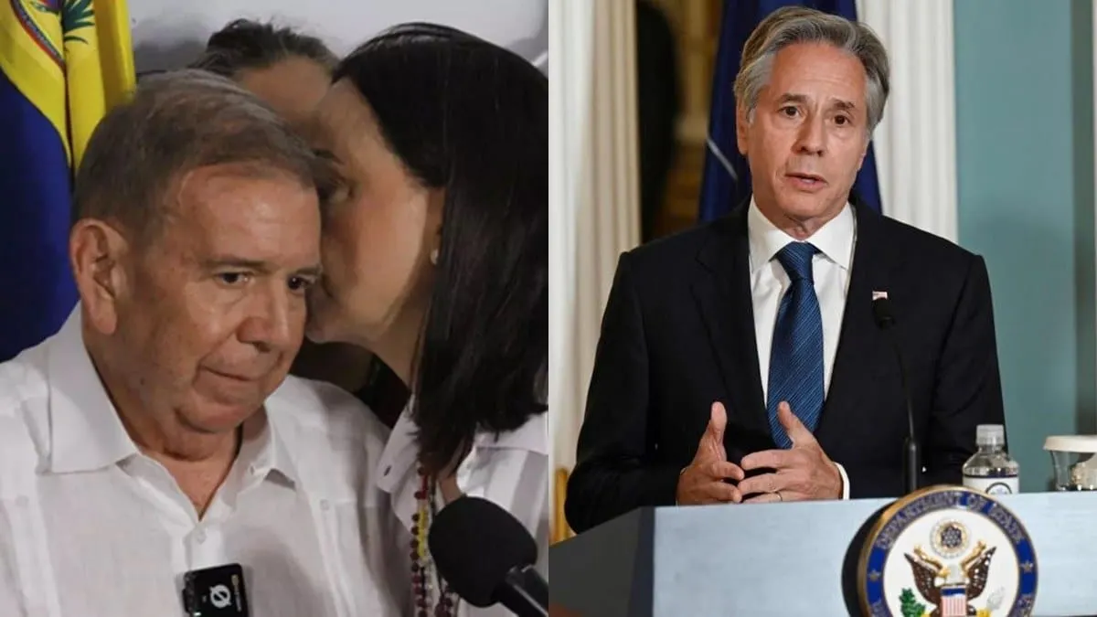 Estados Unidos da como ganador a Edmundo González en Venezuela, sin aportar ninguna prueba