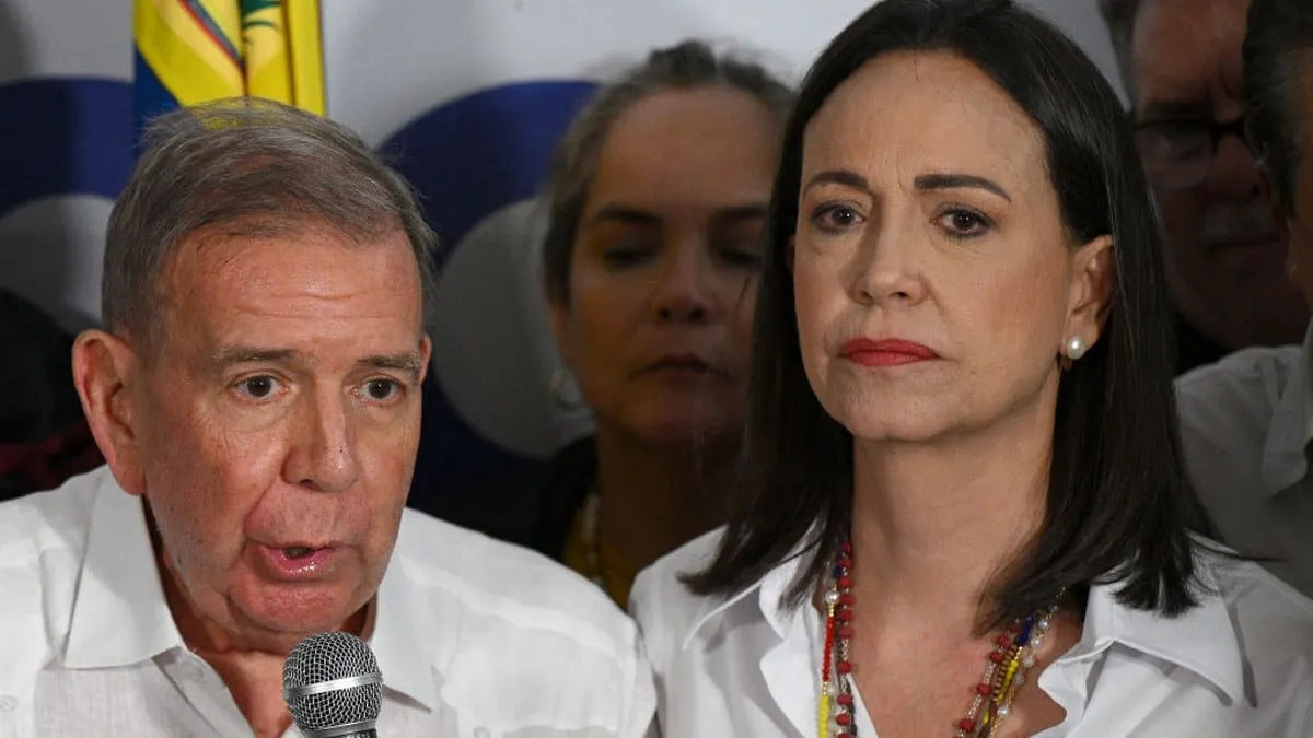 Abre Fiscalía de Venezuela investigación penal contra María Corina Machado y Edmundo González