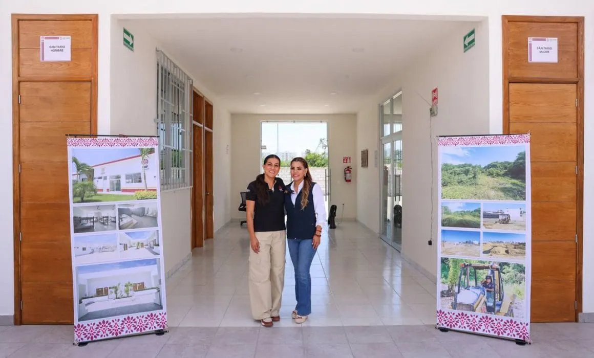 Supervisa Evelyn el nuevo albergue para niños migrantes en Acapulco