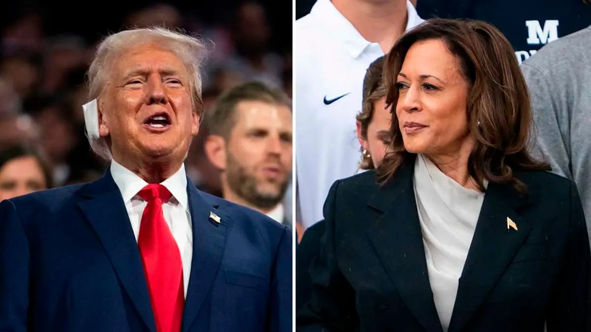 Rechaza Trump debatir con Kamala Harris a menos que lo organice Fox News