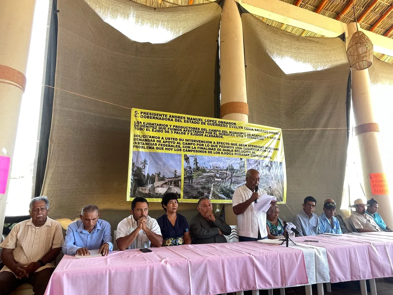 Campesinos de Acapulco y Coyuca denuncian falta de apoyo desde el huracán Otis