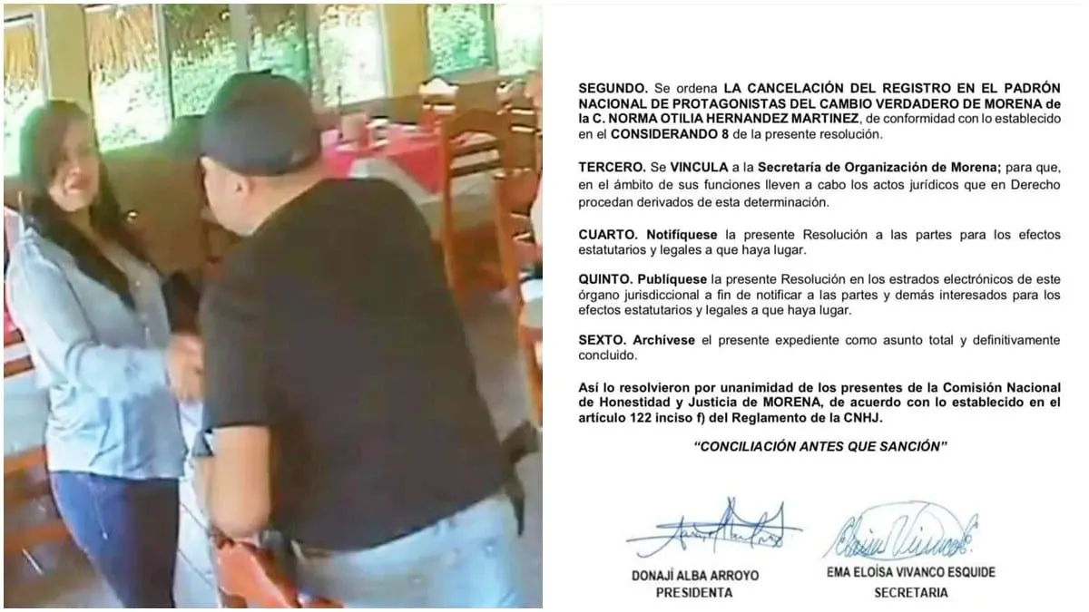 Morena expulsa a Norma Otilia Hernández, alcaldesa de Chilpancingo, por supuesta reunión con capo