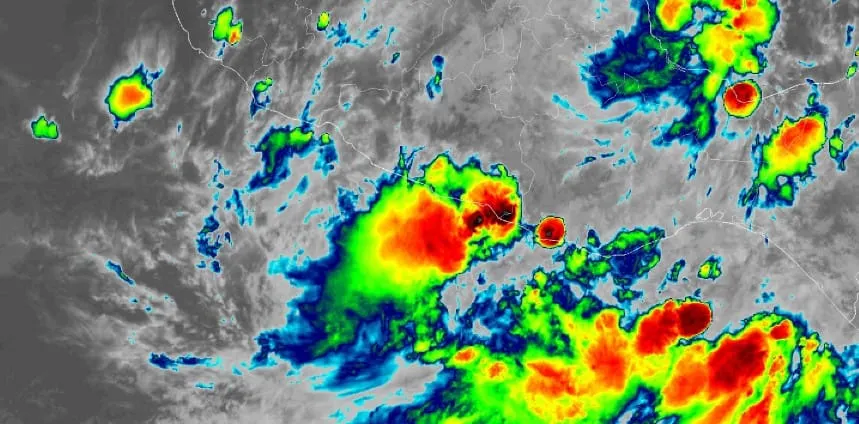 Depresión tropical Once-E: será tormenta y se acerca a Guerrero