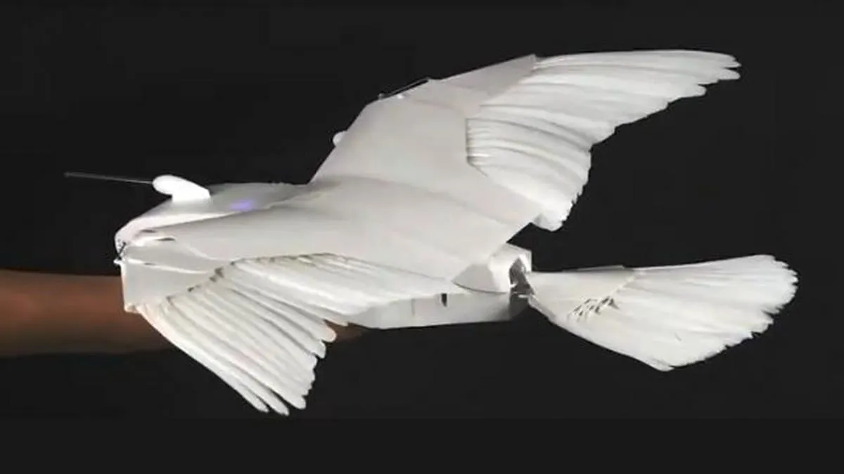 Pájaro robot con plumas podría revolucionar el futuro de la aviación, mira el video