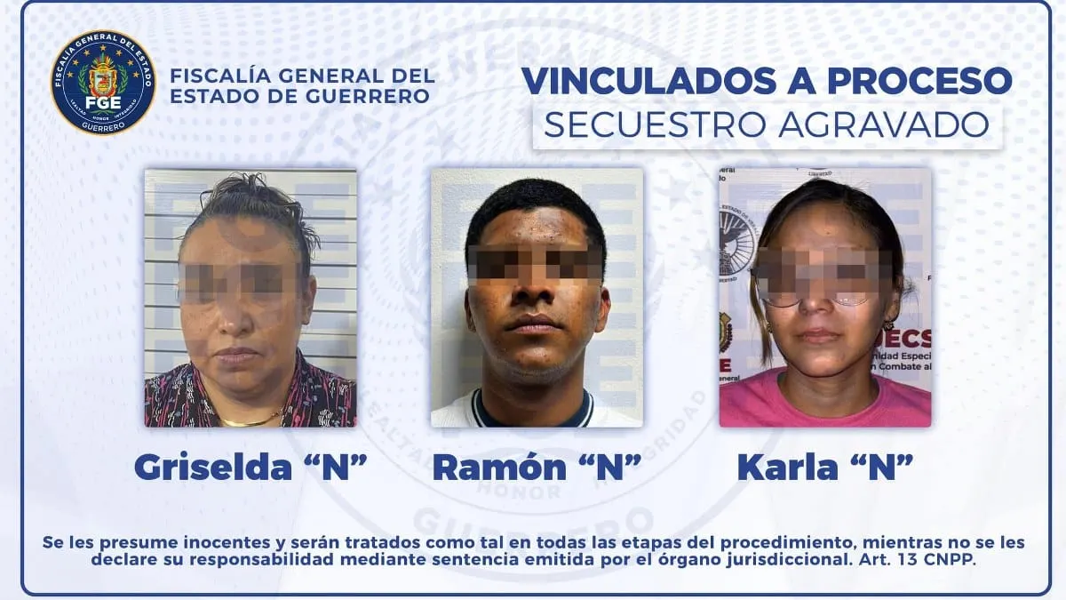 Detienen a tres personas por secuestro de comerciante en La Unión, Guerrero