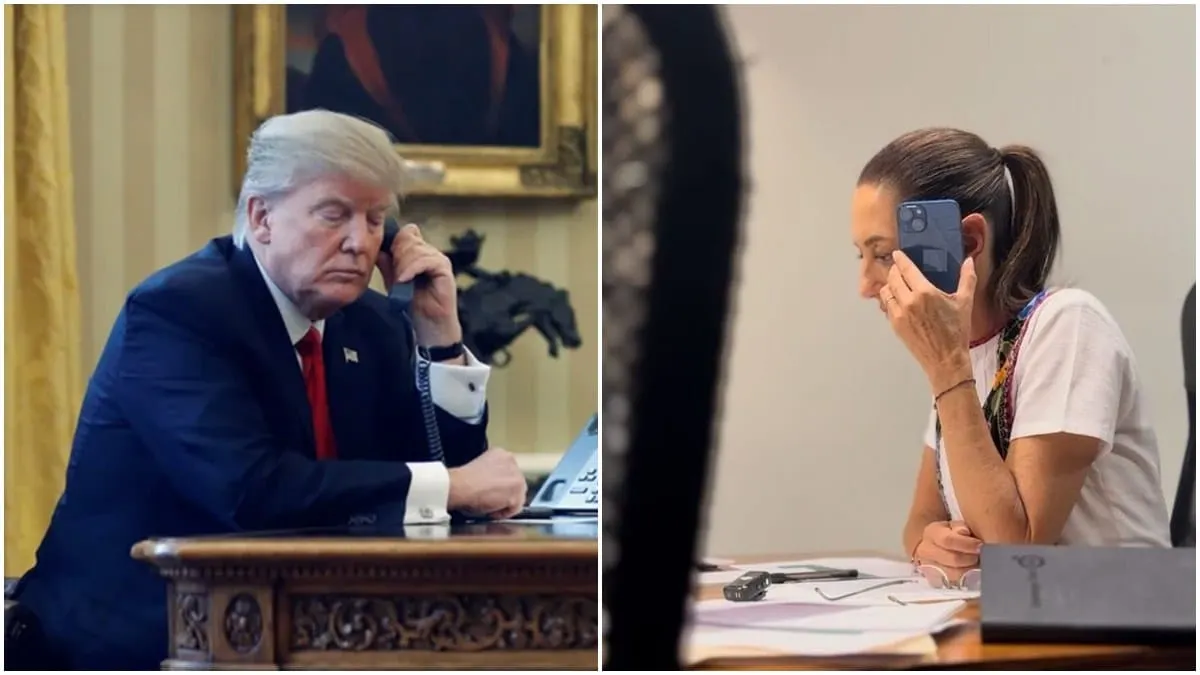 Sheinbaum y Trump conversan: no es postura de México cerrar fronteras sino tender puentes, dice la Presidenta