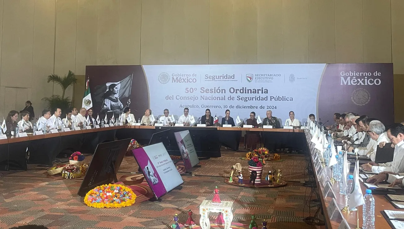 Sheinbaum encabeza en Acapulco la 50 Sesión Ordinaria del Consejo Nacional de Seguridad Pública