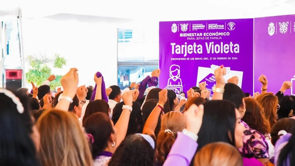Guerrero reporta 2,884 mujeres beneficiadas por el programa Tarjeta Violeta