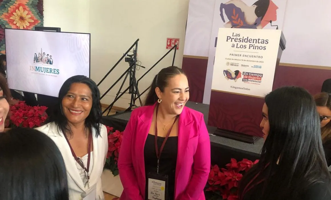 Abelina representa a Acapulco en encuentro Las Presidentas a Los Pinos