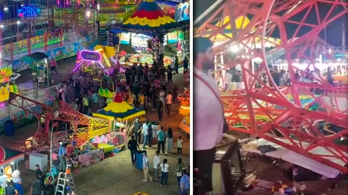 Colapso de mini teleférico de la Feria de Acapulco; reportan lesionados