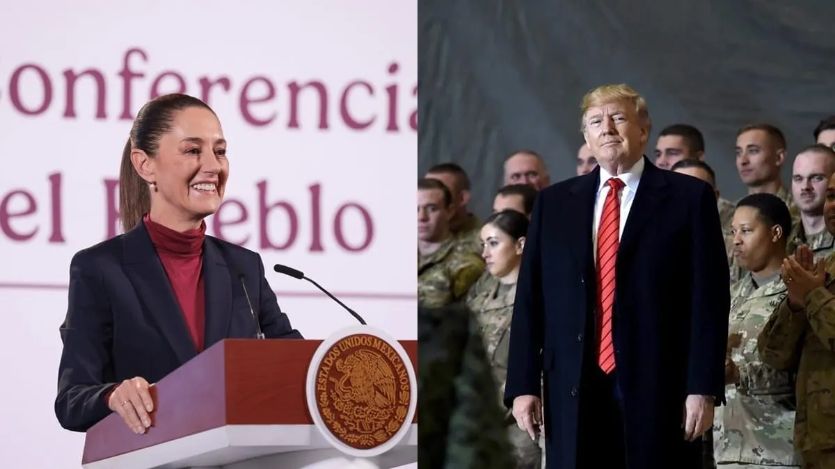 "Por supuesto que no", dice Sheinbaum a pretensión invasiva de Trump para combatir cárteles en México