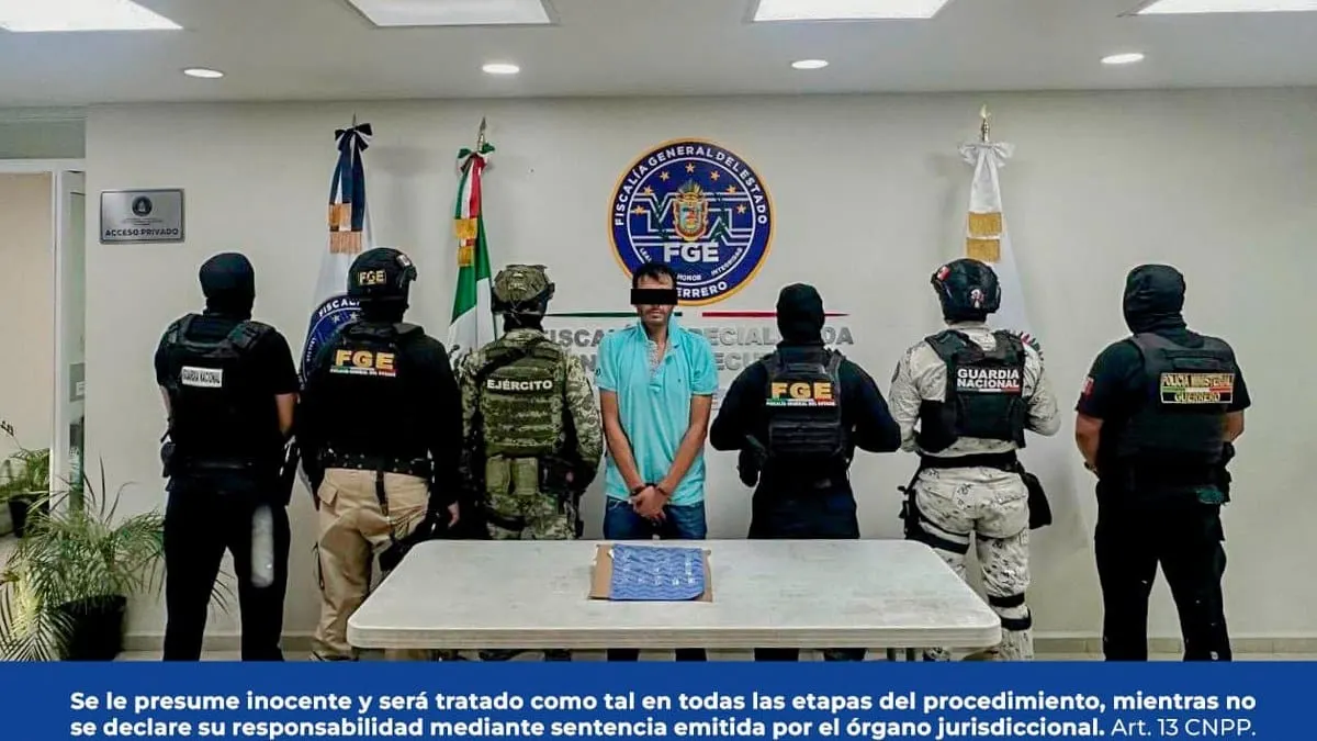 Detienen a hombre en Acapulco con presunta droga
