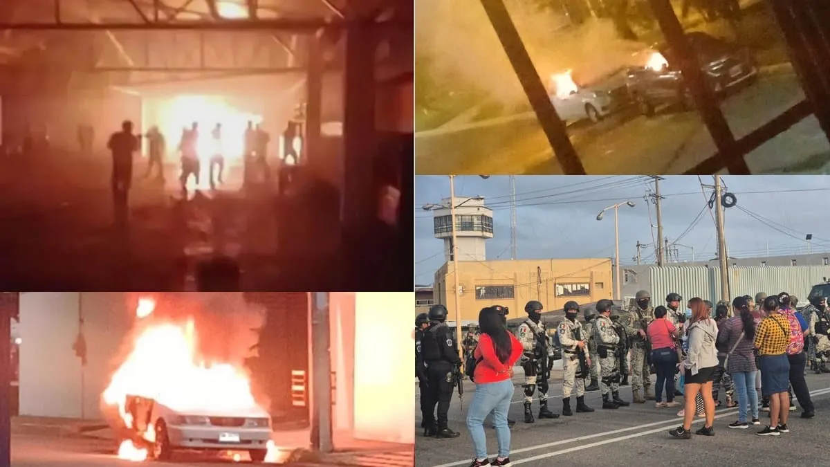 Queman 'el edén'; delincuencia desata otro infierno con incendios y motín en el penal de Tabasco