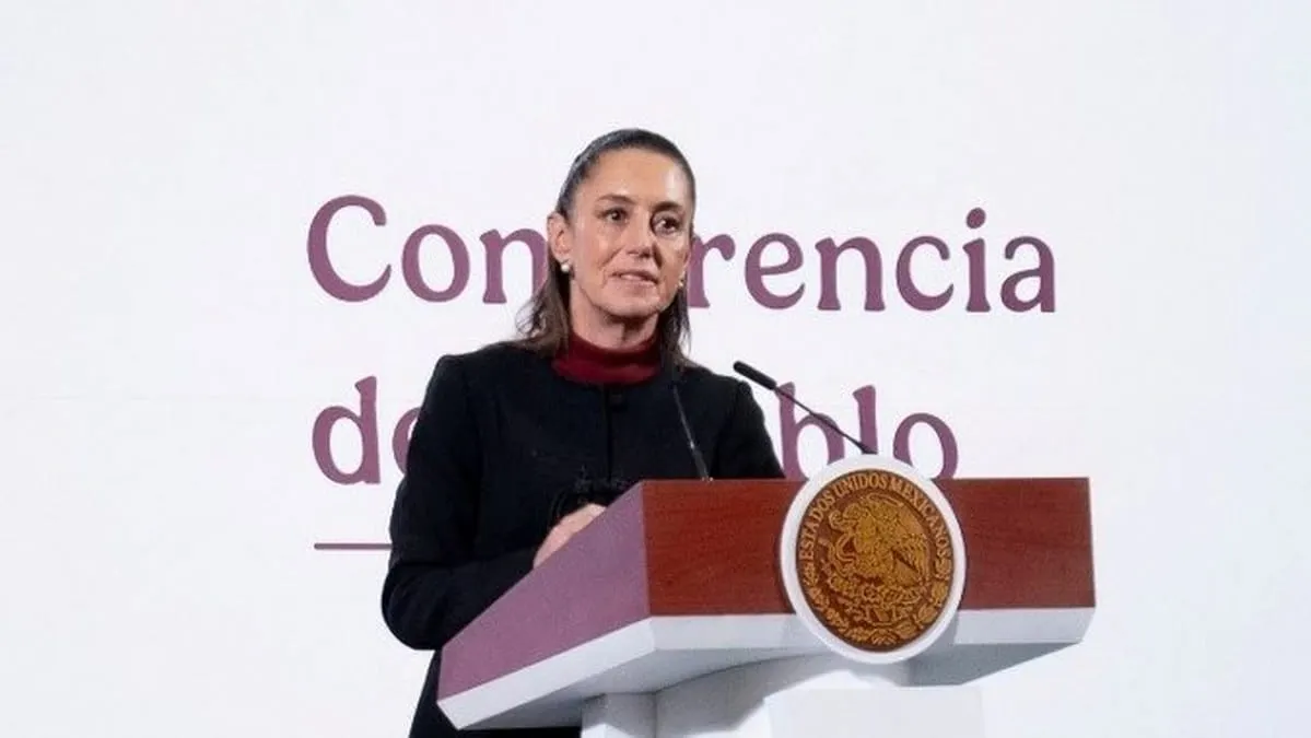 Sheinbaum condena apología del crimen y lonas de agradecimiento a 'El Mencho', en Coalcomán, Michoacán