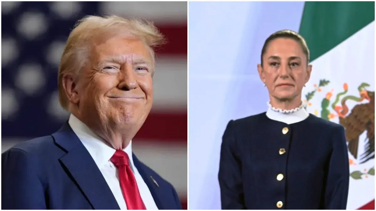 Trump alardea y comenta con malicia conversación que tuvo con Claudia Sheimbaum