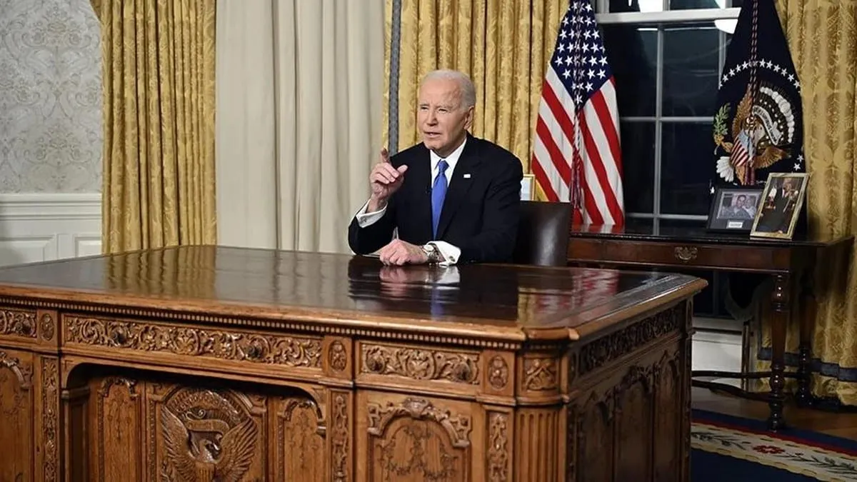 Biden alerta contra oligarquía de 'extrema riqueza' que asumirá el control de Estados Unidos