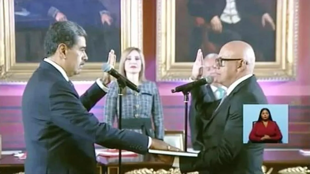 Nicolás Maduro toma protesta como presidente de Venezuela por tercer periodo