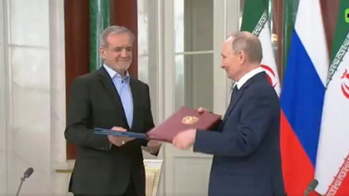 Rusia e Irán pactan asociación estratégica por un plazo de 20 años