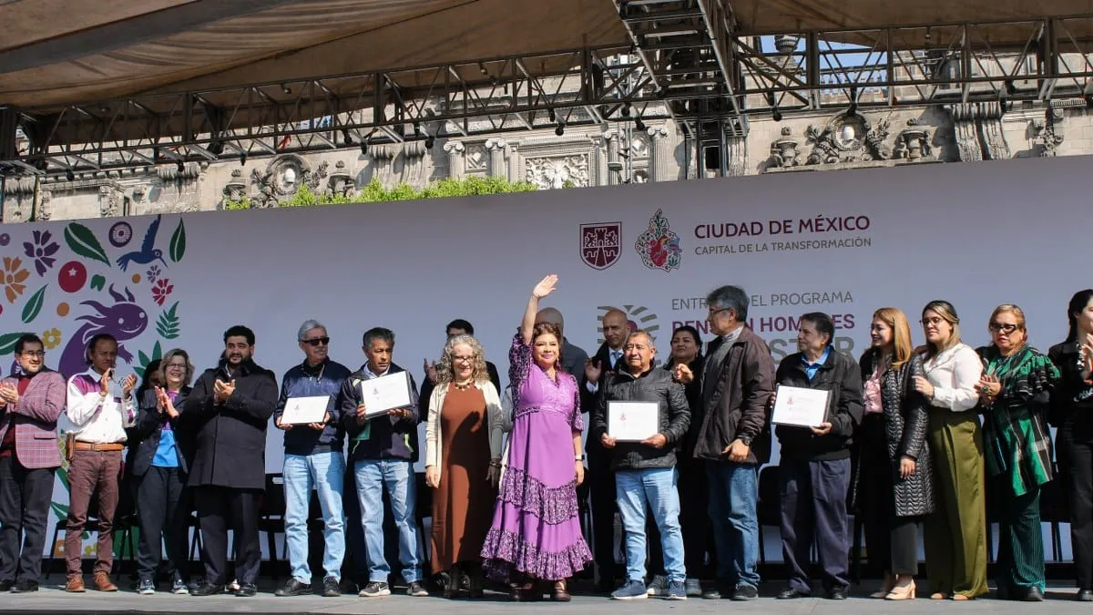 Clara Brugada arranca programa de pensión que beneficiará a 20 mil hombres de 60 a 64 años