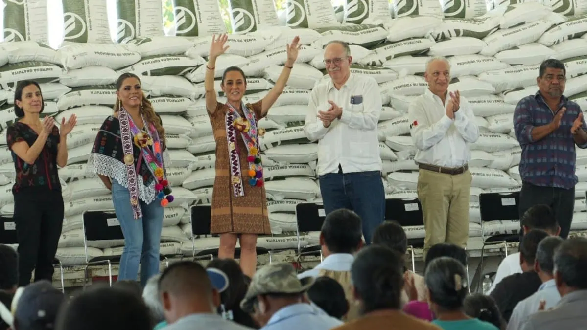Claudia Sheinbaum pone en marcha el Programa de Fertilizantes 2025 en Guerrero