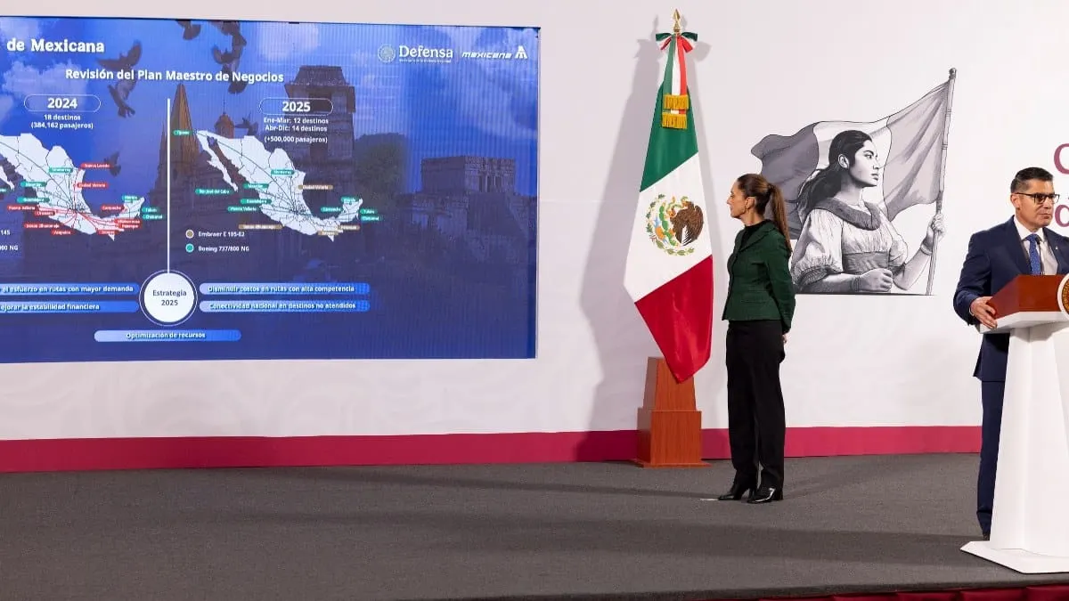 Mexicana de Aviación anuncia 14 nuevos destinos; es una empresa fuerte, pese a todo, dice el director